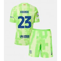 Barcelona Jules Kounde #23 Fußballbekleidung 3rd trikot Kinder 2024-25 Kurzarm (+ kurze hosen)